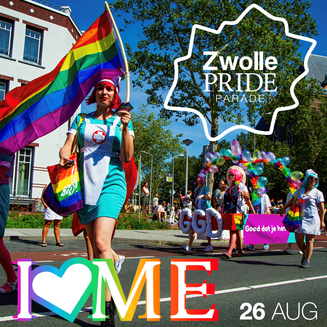 Inschrijving ZWOLSE PRIDE PARADE geopend